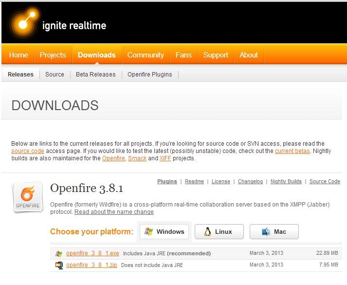 download openfire