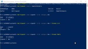 PowerShell Module import and response